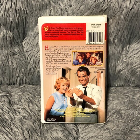 That Darn Cat! VHS Disney Video Tape Hayley Mills Vault Collection VTG Clamshell - Picture 2 of 3